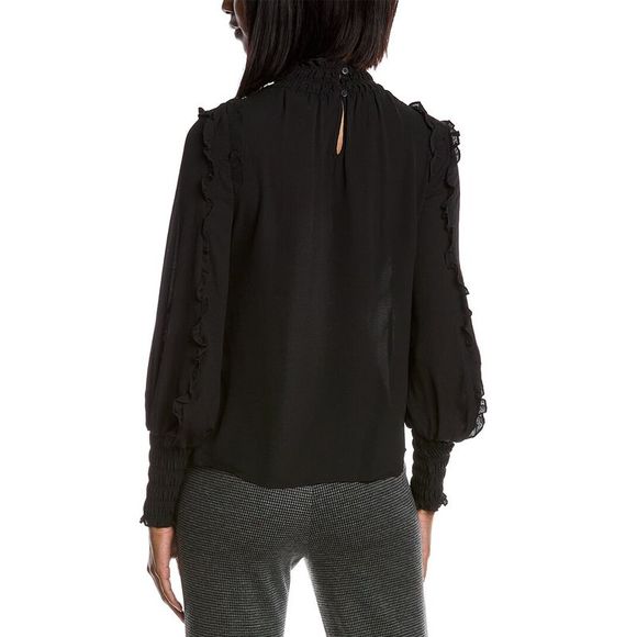 Max Studio Womens  Mock Neck Blouse - Picture 2 of 3